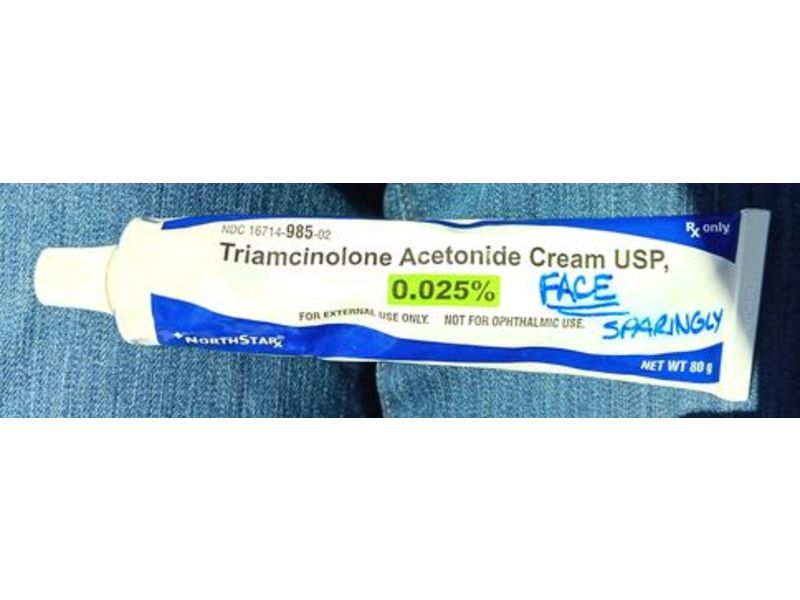 Triamcinolone Acetonide Cream 0.025%, 80 g, Northstar (Rx)