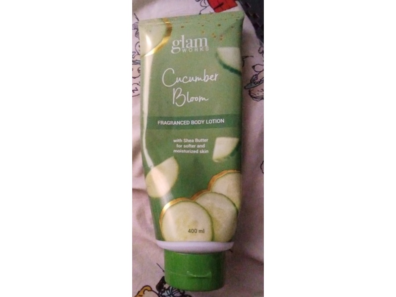 Glam Works Fragranced Body Lotion, Cucumber Bloom, 400 mL