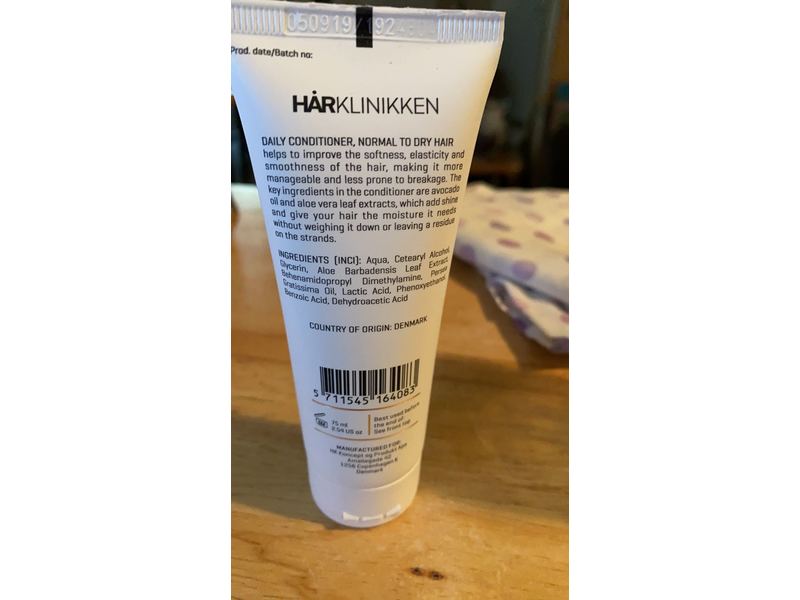 Harklinikken Daily Conditioner, 2.54 oz