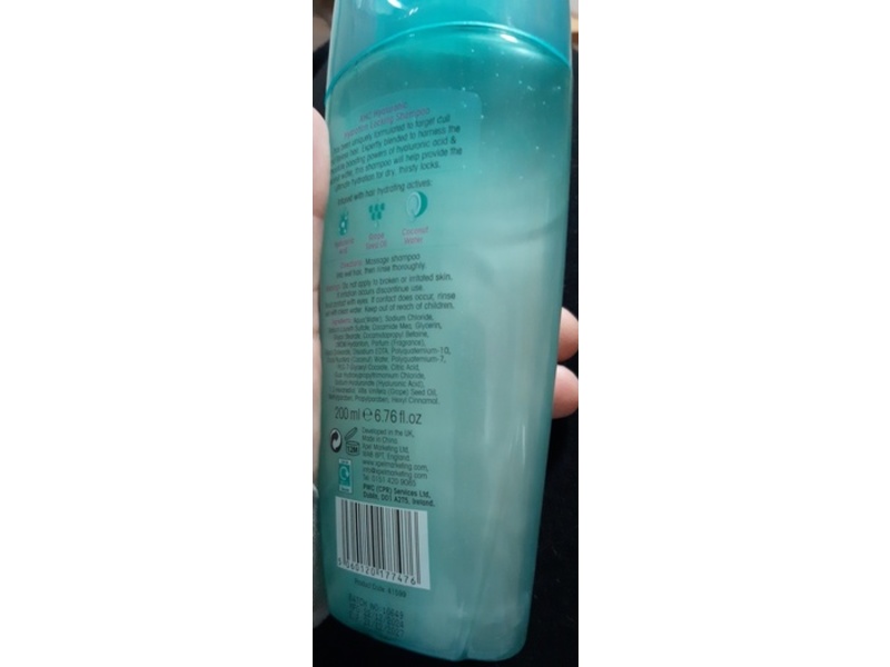 Xhc Hydration Locking Shampoo, Hyaluronic, 6.76 fl oz/200 mL