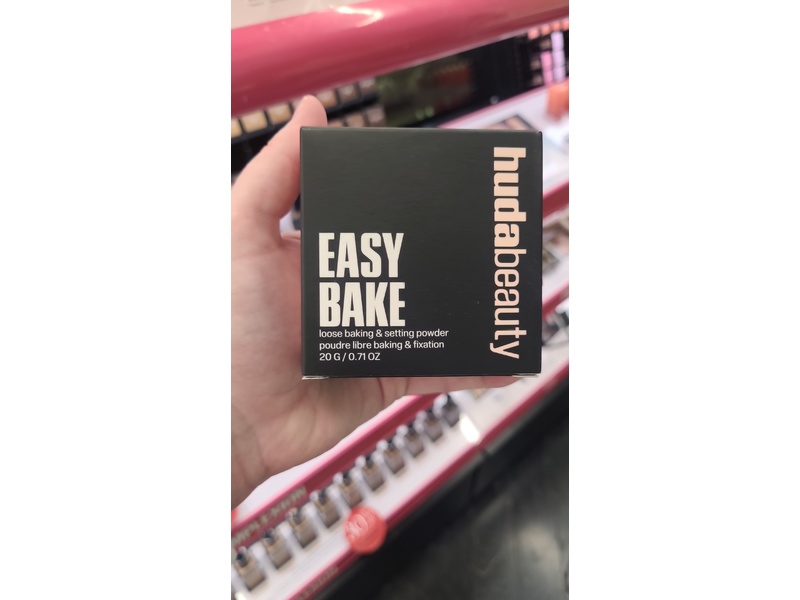 Huda Beauty Easy Bake Loose Baking & Setting Powder, Peach Pie, 0.17 oz/20 g