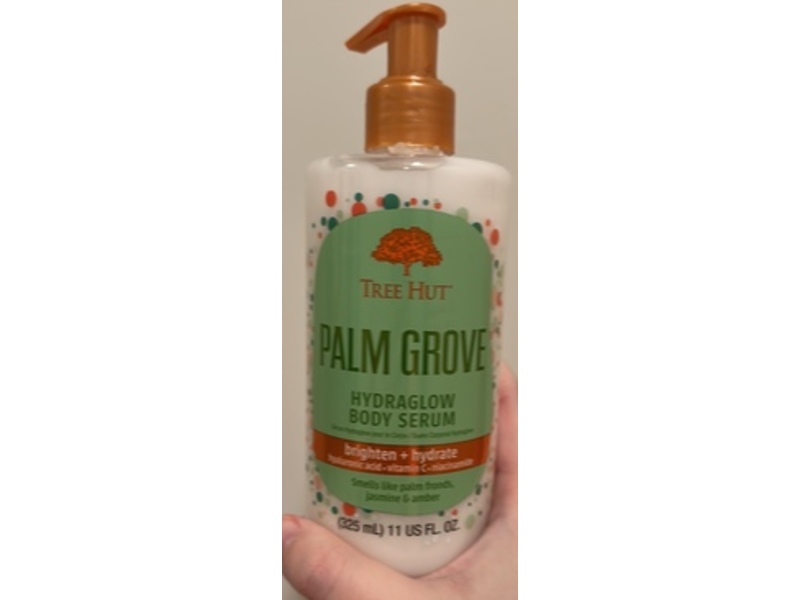 Tree Hut Palm Grove Hydraglow Body Serum, Hyaluronic Acid, Vitamin C & Niacinamide, 11 fl oz/325 mL