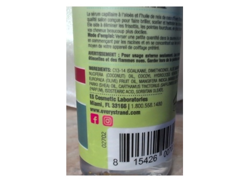 Every Strand Hair Serum, Aloe & Coconut Oil, 2 fl oz/59 mL