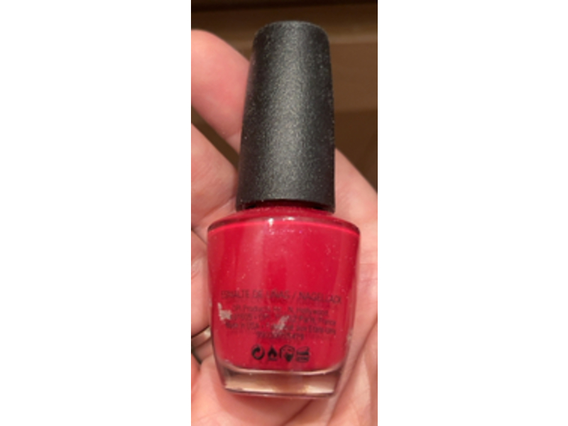 O.P.I Nail Lacquer, OPI Red, 0.5 fl oz/15 mL