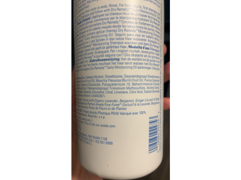 Aveda Dry Remedy Moisturizing Conditioner, 33.8 fl oz/1 L