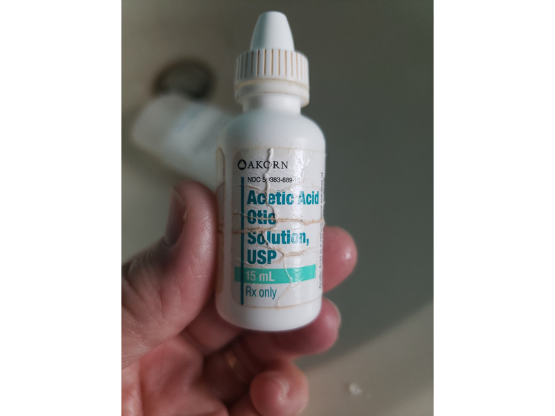 Acetic Acid Otic Solution USP, 15 mL, Akorn (RX)