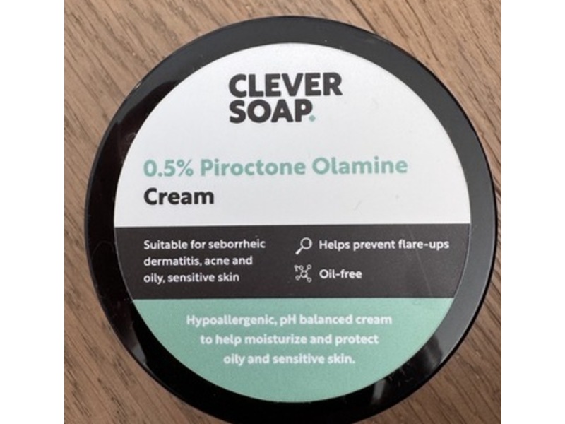 Clever Soap Face & Body Cream, 0.5% Piroctone Olamine, 75 mL