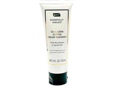 b.Pure Collagen Gentle Cream Cleanser, Macadamia & Jojoba Oils, 4 fl oz/120 mL