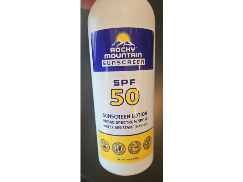 Rocky Mountain Sunscreen, SPF 50, 16 fl oz/473 mL