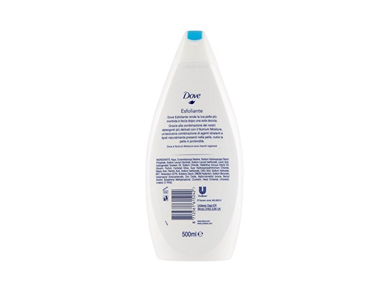 Dove Gentle Scrub Body Wash, 500 mL