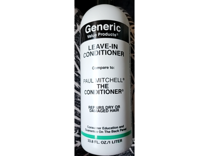 Generic Value Products Leave-In Conditioner, 33.8 fl oz/1 L