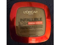 L'Oreal Paris Makeup Infallible Fresh Wear Foundation In A Powder, 390 Ebony, 0.31 oz/9 g - Image 3