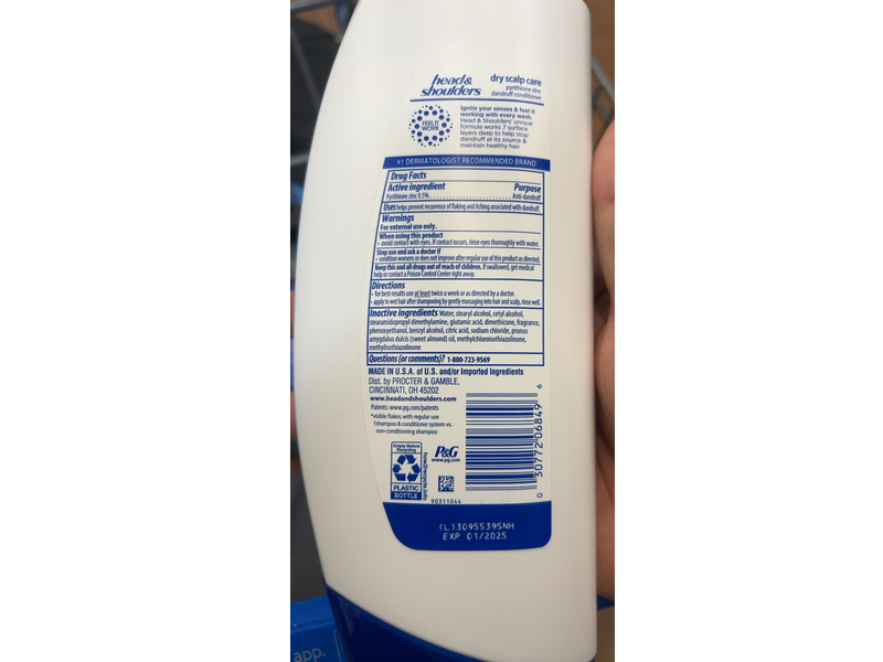 Head & Shoulders Daily Hair & Scalp Conditioner, 20 fl oz/592 mL