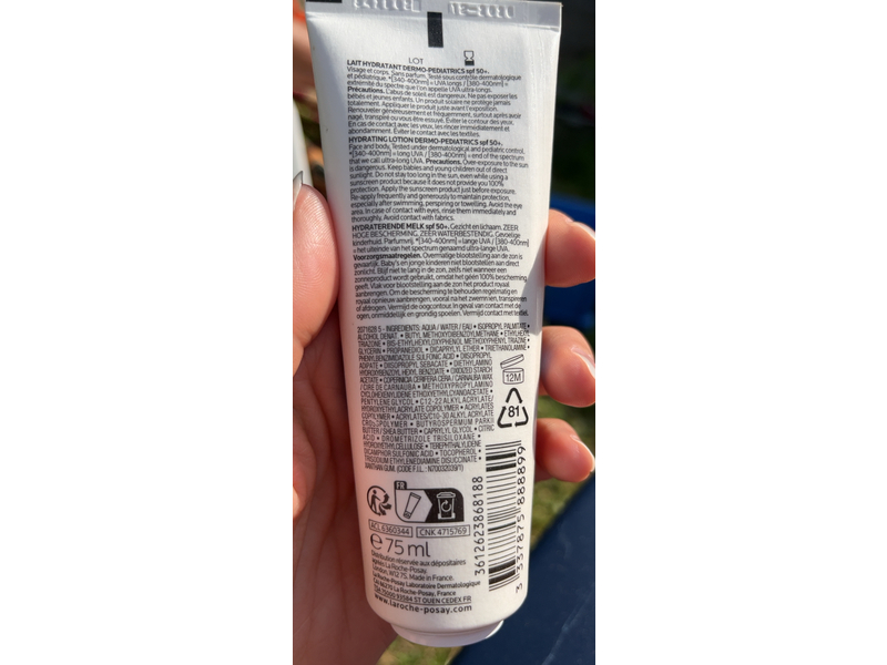 La Roche-Posay Anthelios UVMUNE400 Dermo-Pediatrics Hydrating Lotion, SPF 50+ PA++++, 75 mL