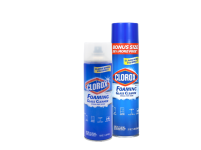Clorox Foaming Glass Cleaner Aerosol