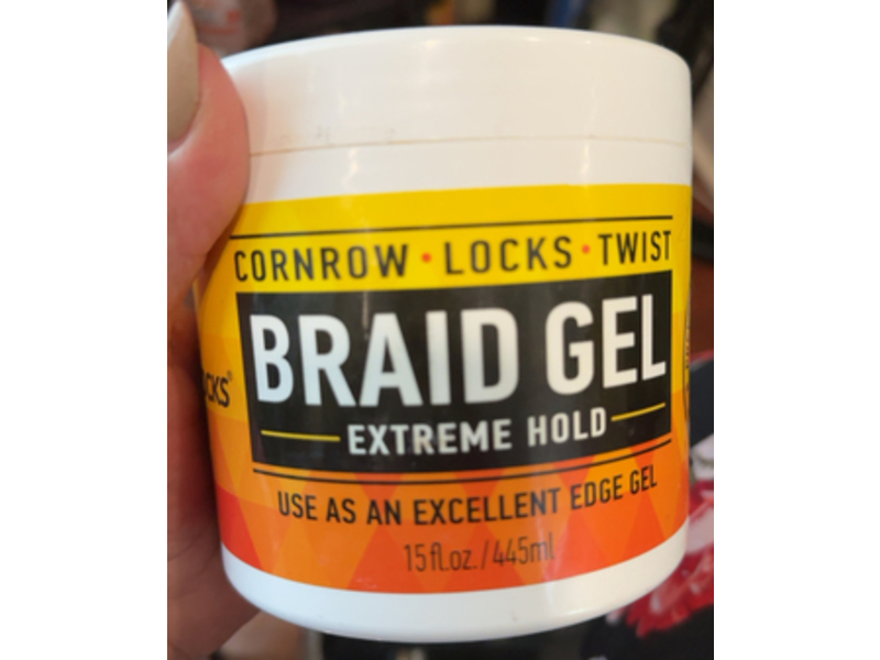 AllDay Locks Braid Gel, Extreme Hold, 15 fl oz/445 mL