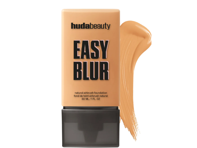 Huda Beauty Easy Blur Natural Airbrush Foundation, 400g Macchiato, 1 fl oz/30 mL