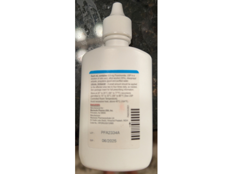 Fluocinonide Topical Solution, 0.05%, 60 mL, Macleods (Rx)