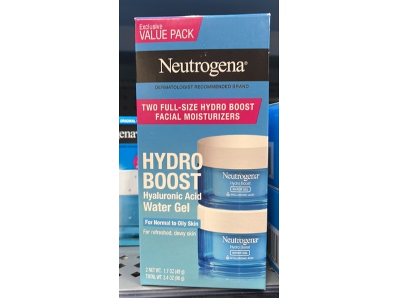 Neutrogena Hydro Boost Water Gel Duo, Hyaluronic Acid, 1.7 fl oz/48 g