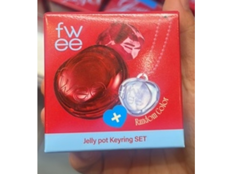 Fwee Glowy Jelly Pot Keyring Set, Cream Tea, 4 g