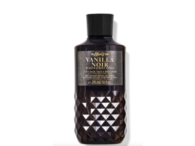 Bath & Body Works The Men's Shop 3 In 1 Hair + Face & Body Wash, Vanilla Noir, 10 fl oz/295 mL