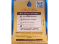 Burt's Bees Moisturizing Lip Balm, Sweet Peach, 0.15 fl oz/4.25 g - Image 4