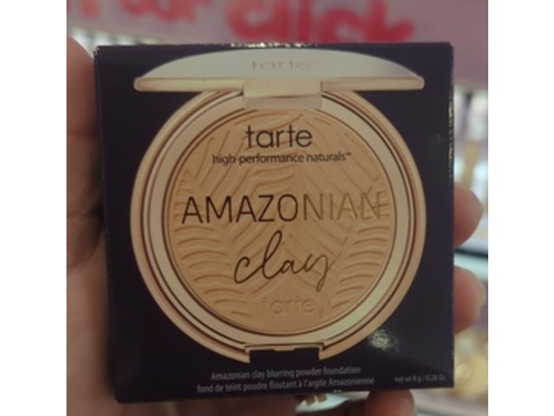 Tarte Amazonian Clay Blurring Powder Foundation, 26N light-Medium Neutral, 0.28 oz/8 g