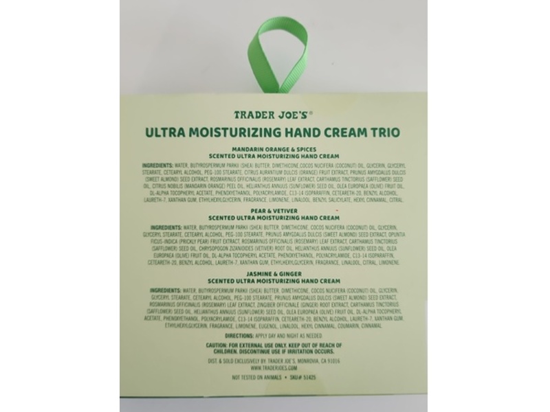 Trader Joe's Ultra Moisturizing Hand Cream Trio, 1 oz/28 g