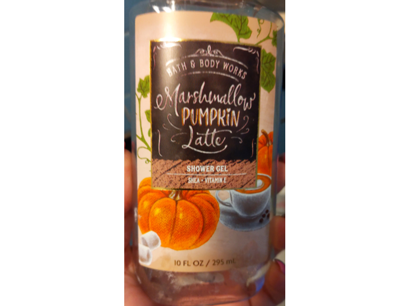 Bath & Body Works Marshmallow Pumpkin Latte Shower Gel, 10 fl oz/295 mL