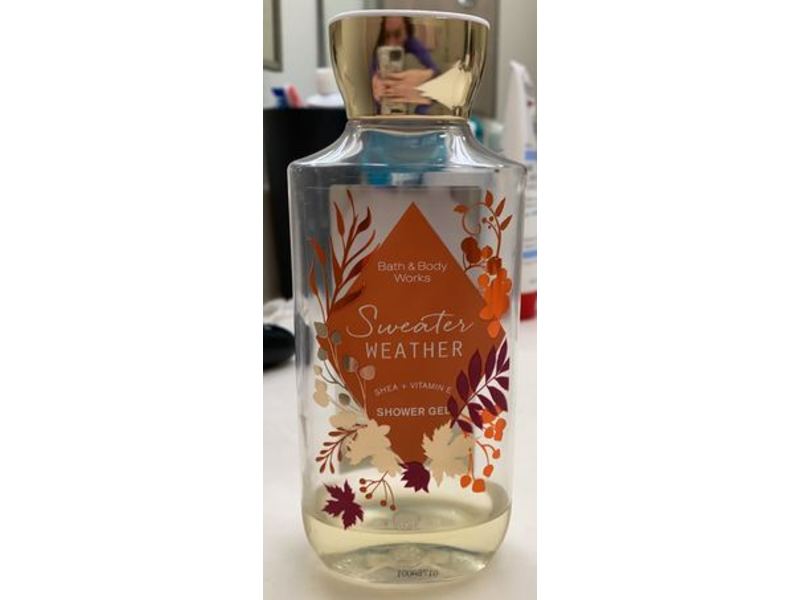 Bath & Body Works Sweater Weather Shower Gel, 10 fl oz/295 mL