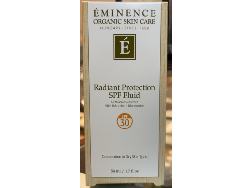 Eminence Organic Skin Care Radiant Protection Sunscreen, SPF 30, 1.7 fl oz/50 mL
