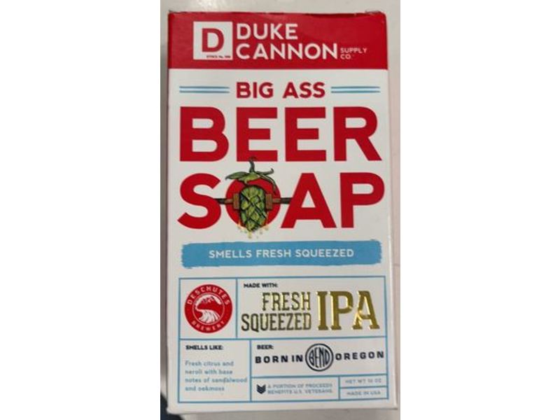 Duke Cannon Big Ass Beer Soap, Fresh Squeezed, 10 oz