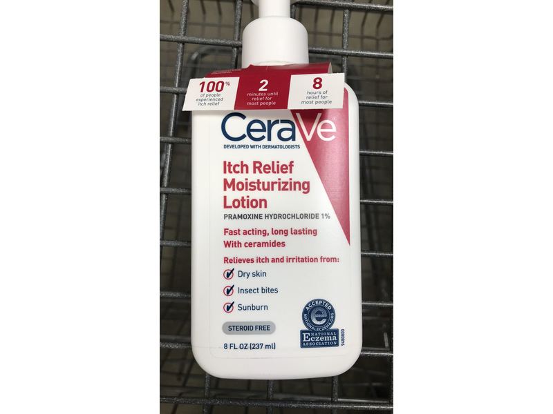CeraVe Itch Relief Moisturizing Lotion, 8 fl oz | 237 mL