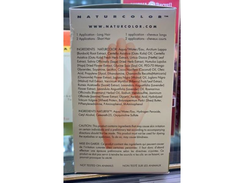 Naturcolor Herbaceuticals Haircolor With Plants Extracts, 4 R Sienna Chestnut, 4 fl oz/120 ml