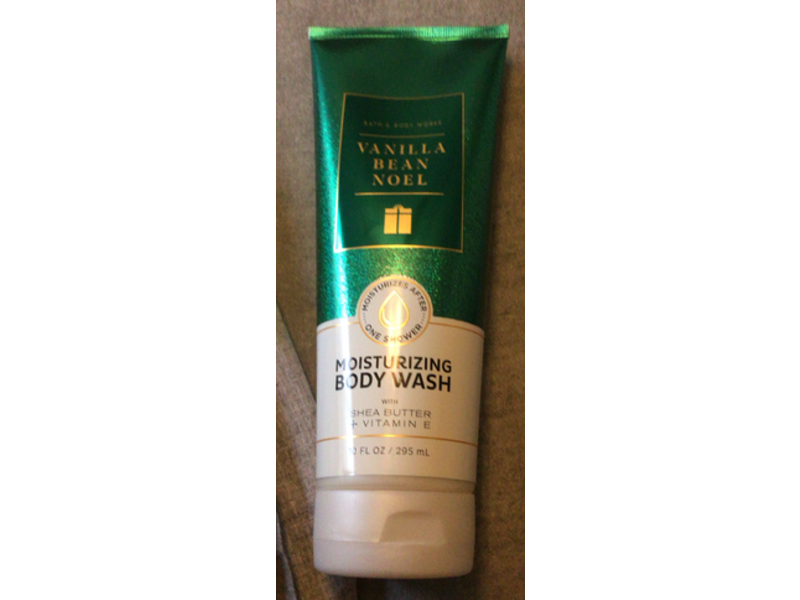 Bath & Body Works Vanilla Bean Noel Moisturizing Body Wash, Shea Butter + Vitamin E, 10 fl oz/295 mL