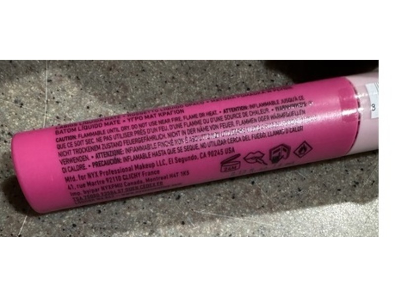 Nyx Professional Makeup Lip Lingerie XXL Matte Liquid Lipstick, Pink Hit, 0.13 fl oz/4 mL
