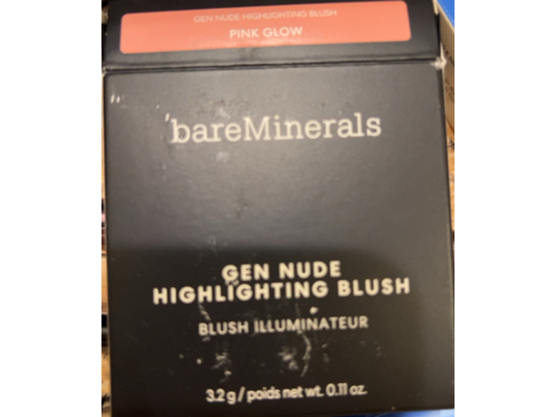 Bareminerals Gen Nude Highlighting Blush, Pink Glow, 0.11 oz/3.2 g