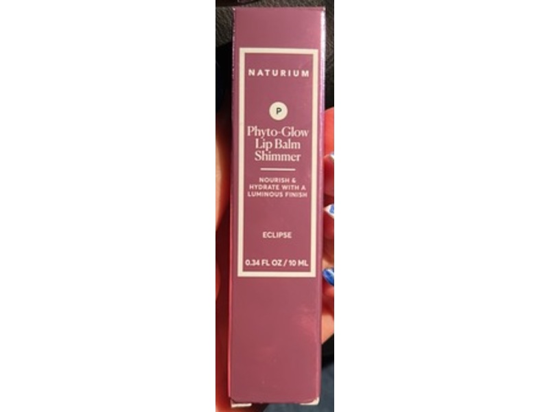 Naturium Phyto-Glow Lip Balm Shimmer, Eclipse, 0.34 fl oz/10 mL