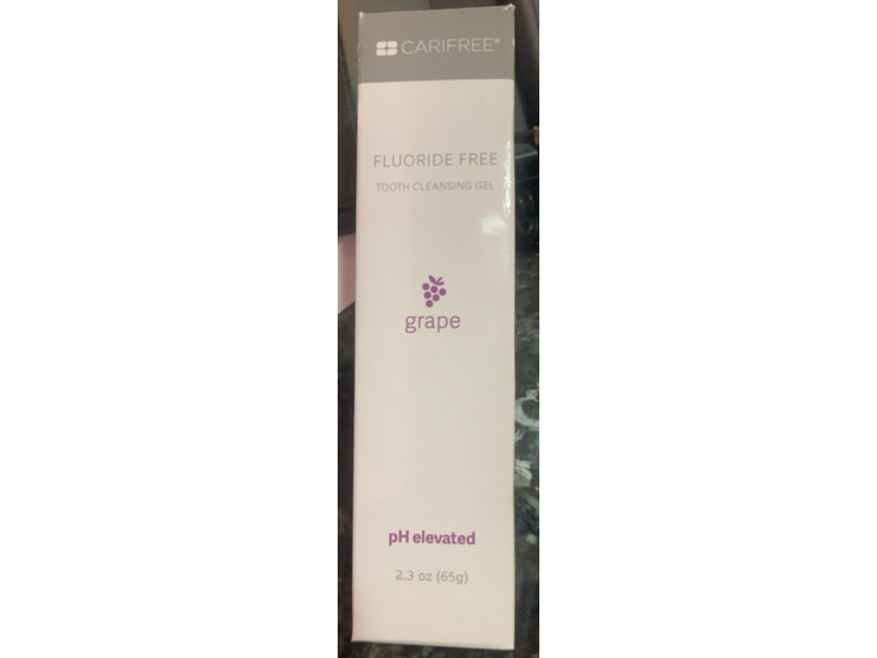 CariFree Tooth Cleansing Gel, Grape, 2.3 oz/65 g, Pack Of 3