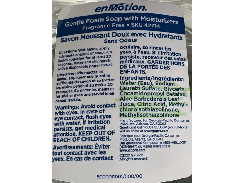 En Motion Gentle Foam Soap, 40.5 fl oz/1200 mL