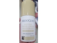 MooGoo Natura Fresh Cream Deodorant, Oats & Honey, 2 fl oz/60 mL - thumbnail 2