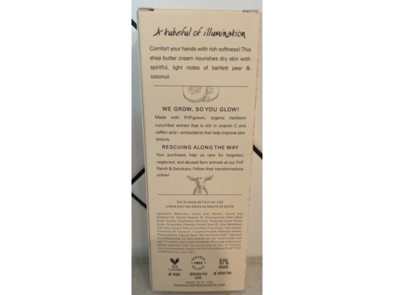 FarmHouse Fresh Raibow Road Shea Butter Hand Cream, 2.4 oz/59 mL