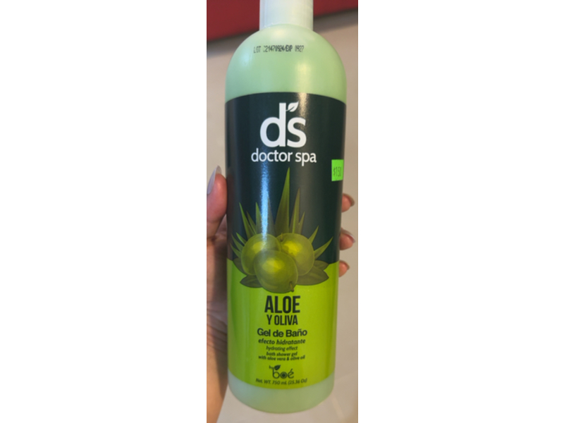 Boe Cosmetics Doctor Spa Bath Shower Gel, Aloe Vera & Olive Oil, 25.36 oz/750 mL