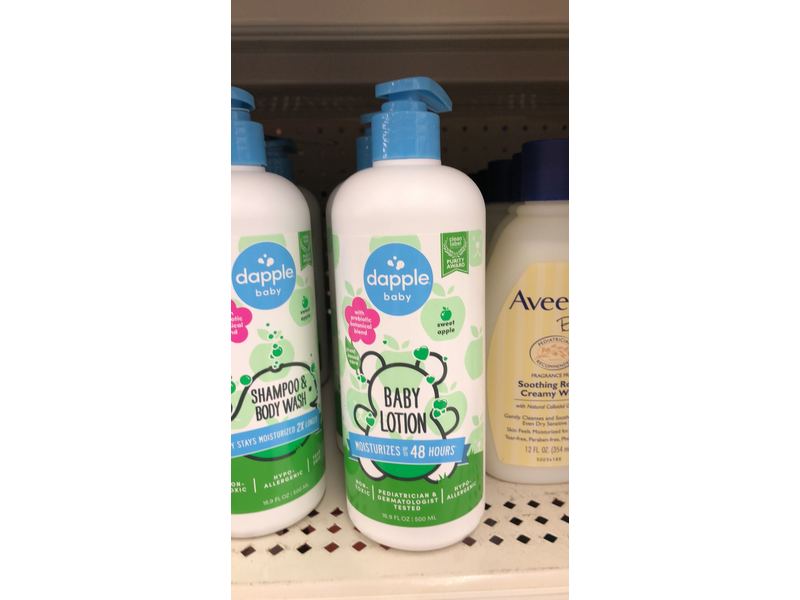 Dapple Baby Baby Lotion, Sweet Apple, 500 mL Ingredients and Reviews