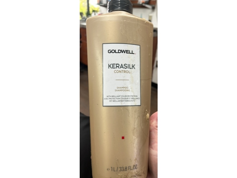 Goldwell Kerasilk Control Shampoo, 33.8 fl oz/1 L