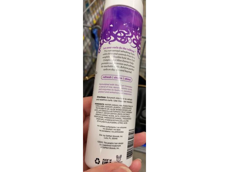 Not Your Mother's Curl Talk Refreshing Curl Foam, 8 fl oz/236 mL