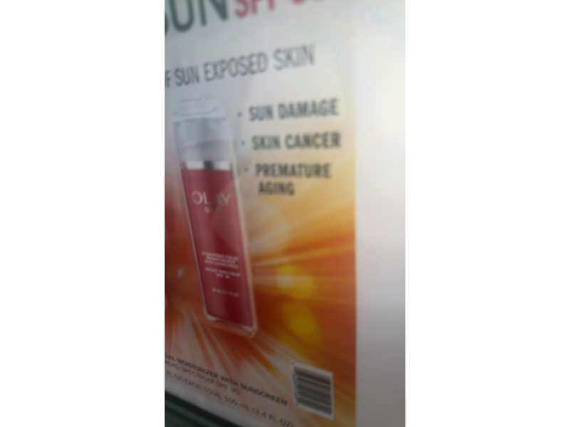 Olay Sun Hydrating Facial Moisturizer, SPF 30, 1.7 fl oz/50 mL, Pack Of 2