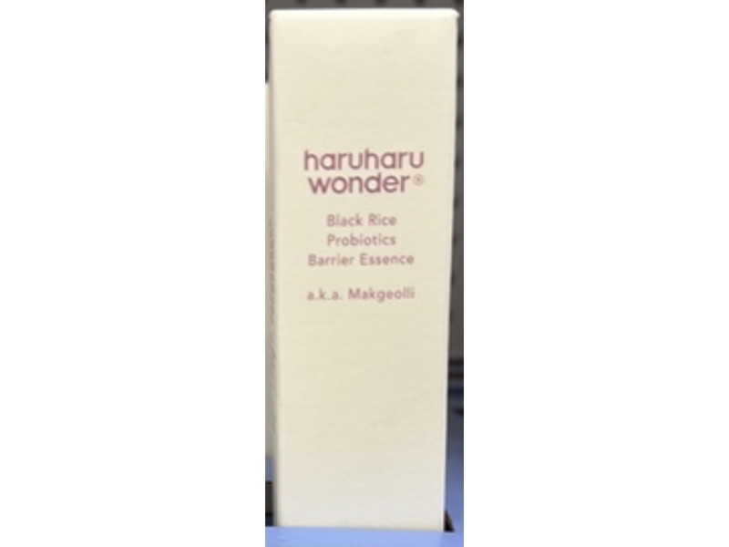 Haruharu Wonder Black Rice Probiotics Barrier Essence, 1.01 fl oz/30 mL