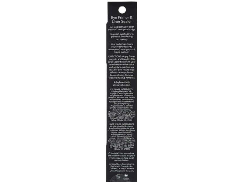e.l.f. Cosmetics Eye Primer & Liner Sealer, Natural, Clear
