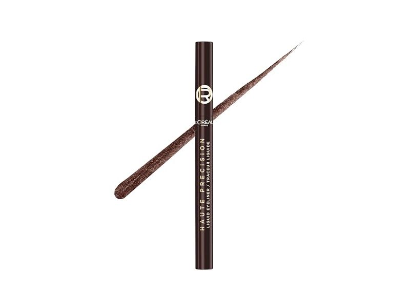 Loreal Paris Haute Precision Liquid Felt Liner, 020 Brown Leather, 0.03 fl oz/1 mL
